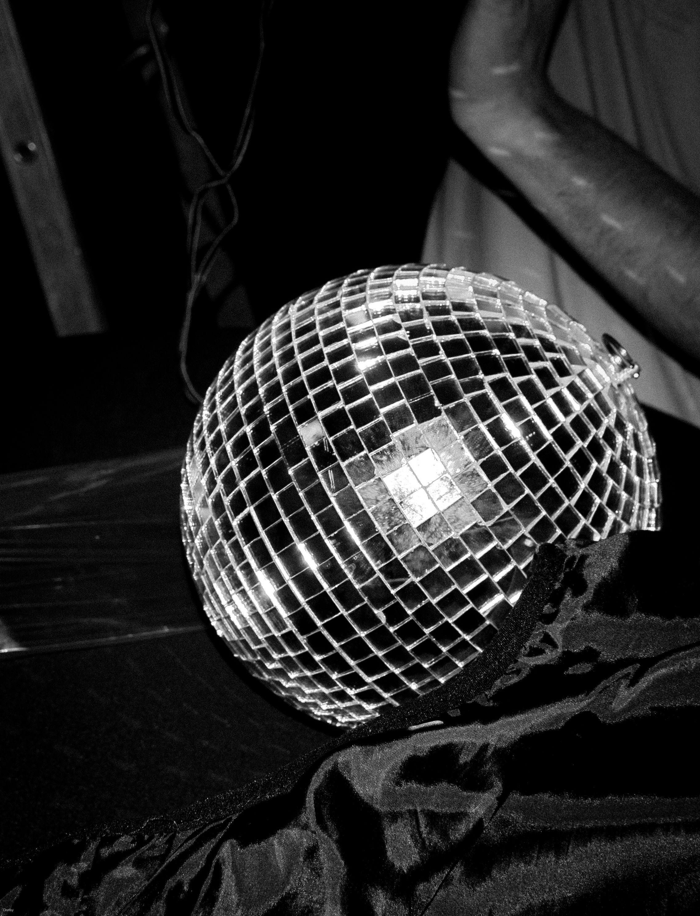 Boule a facettes pour ambiance de soiree